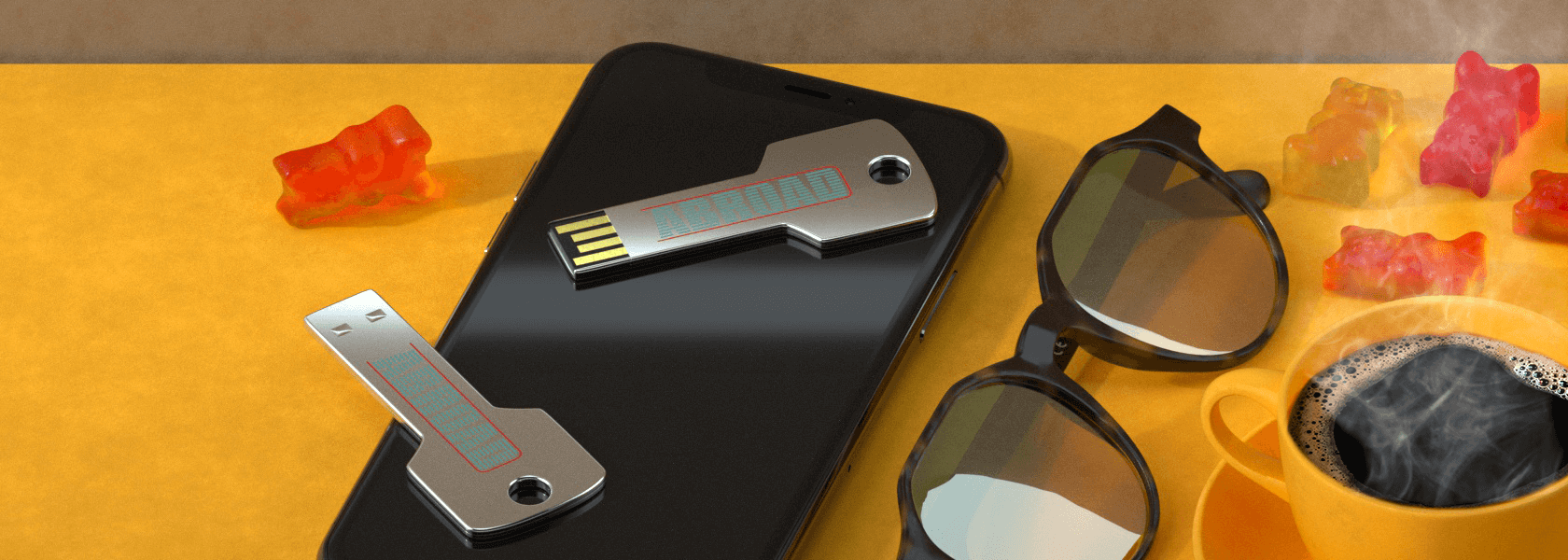 FlashKey Square: USB Flash Drives | Maikii