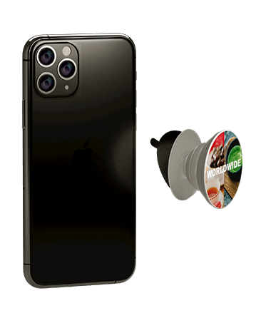 PopSockets PopGrip Plant - Support Téléphone Écologique à Base De Plantes Clear