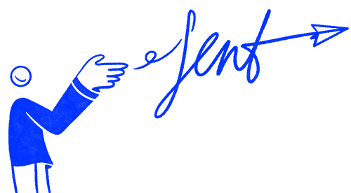 text outline image